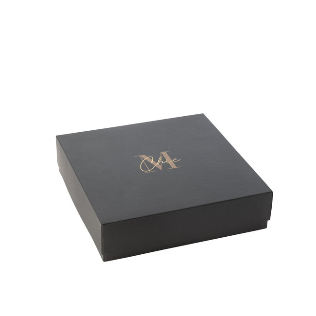 J-Line Geurkaars M-Chic Glas Goud/Zwart Extra Groot -35H