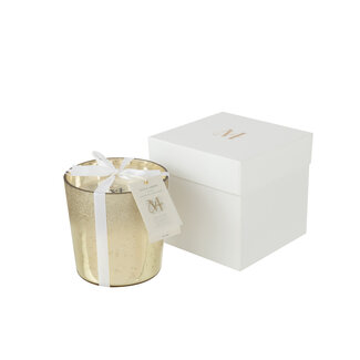 J-Line Geurkaars Deluxe Glas Goud Medium