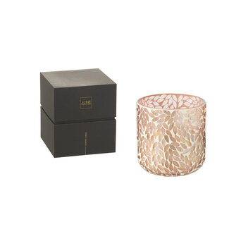 J-Line Geurkaars Tender Rose Wax Roze Medium-70Uren