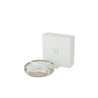 J-Line Geurkaars Livia Metaal Zilver Medium-21H