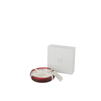 J-Line Geurkaars Livia Glas Rood Medium-19H