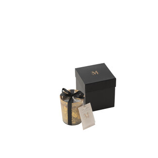 J-Line Geurkaars Deluxe Glas Goud/Zwart Klein-48H