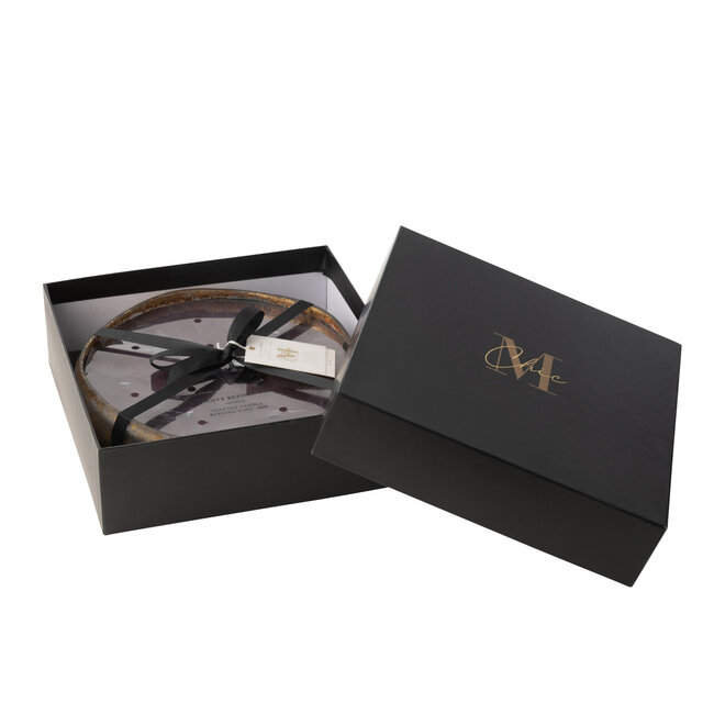 J-Line Geurkaars M-Chic Glas Goud/Zwart Groot-40H