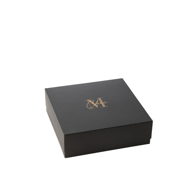 J-Line Geurkaars M-Chic Glas Goud/Zwart Groot-40H