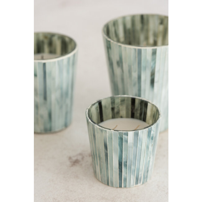 J-Line Geurkaars Noa Seaside Bliss Lichtblauw Medium-55Uren