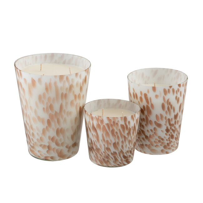 J-Line Geurkaars Noa Neon Night Wit/Goud Groot