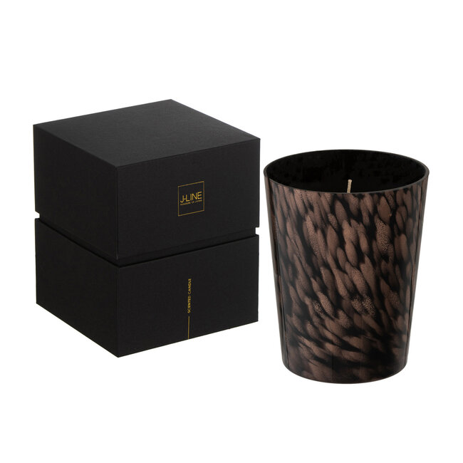 J-Line Geurkaars Noa Sandelhout Zwart/Goud Medium-68H