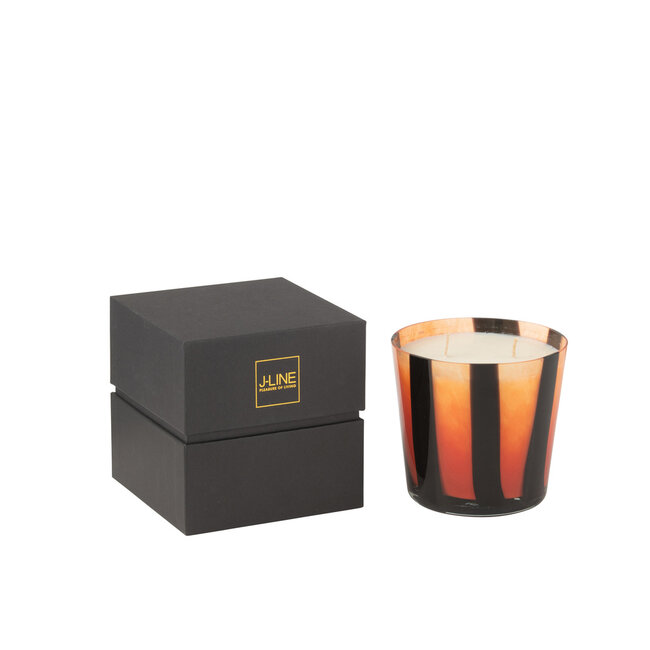 J-Line Geurkaars Noa Lines Orange Small-50 uur