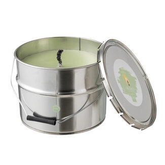 J-Line Buiten Kaars Verf Ikoko Pot Metaal/Wax Mintgroen Groot 135H