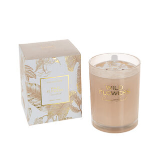 J-Line Geurkaars Wilde Bloemen Beige Groot-70U