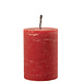 J-Line Buitenkaars Pilaar Paraffine Rood Medium-95Uur