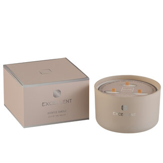 J-Line Geurkaars Excellent Glass Beige Large-40U