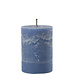J-Line Buitenkaars Pilaar Paraffine Blauw Medium-95Uur