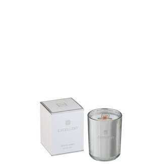 J-Line Geurkaars Excellent Cotton Candy Zilver Klein-50Uren