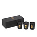 J-Line Doos met 3 geurkaarsen Skull Nuit Noire-16Hours