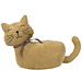 Mars en More Deurstopper kat bruin 33x10x25 cm