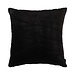 Linen & More Uneven pintuck black cushion 45 x 45 cm
