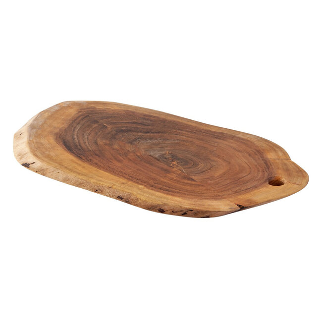 Dream-Living Boomschijf Serveerplank 8-delig Set - Acacia Massief Hout - 34 x 16 x 2 cm