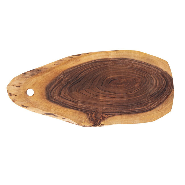 Dream-Living Boomschijf Serveerplank 8-delig Set - Acacia Massief Hout - 34 x 16 x 2 cm