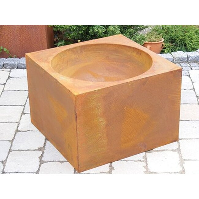 Dream-Garden Roest decoratieve trog | Patina tuindecoratie bloempot | Vintage decoratieve bloemenzuil