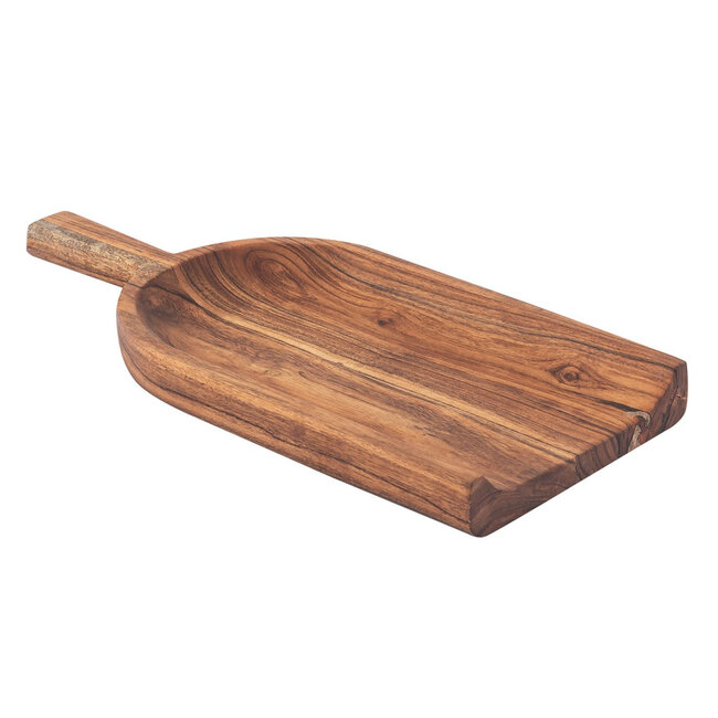 Dream-Living Acacia houten schaal schep met handvat 45x20cm