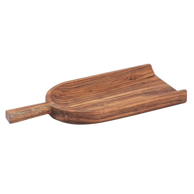 Dream-Living Acacia houten schaal schep met handvat 45x20cm
