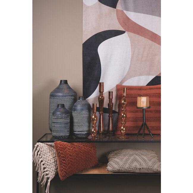 Linen & More mock Kussen Koper 30x50cm Stijlvol Comfortabel