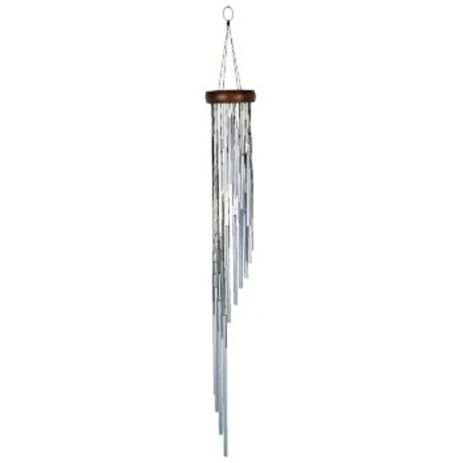 Dream-Garden Windgong, Nature’s Melody, Spiral Windchime, MT35SV, Zilver, ca 89 cm