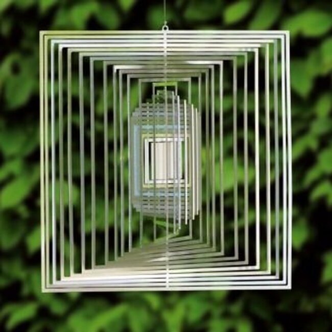 Dream-Garden Windspinner, BlinQ Art, Vierkant, Fijn, Groot, RVS, 700361