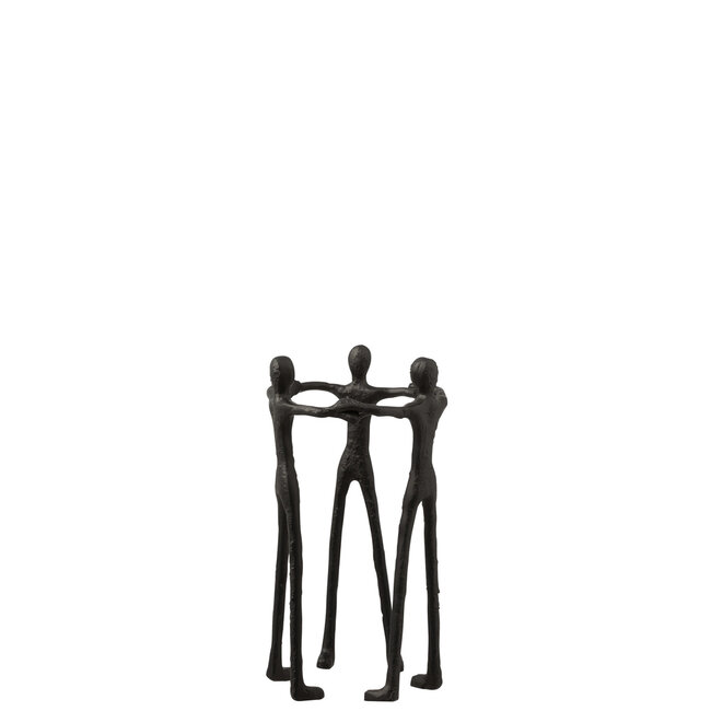 J-Line FIGURE PERSON CIRCLE ALU BL
