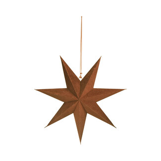 Linen & More Paper Scroll Star Decoratief papieren ornament brons 45cm