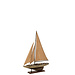 J-Line Zeilboot Paulownia Hout Bruin Medium