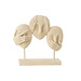 J-Line Face See/Hear/Speak On Stand Resin Beige