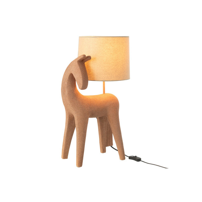 J-Line Table Lamp Horse Modern Resin Terra