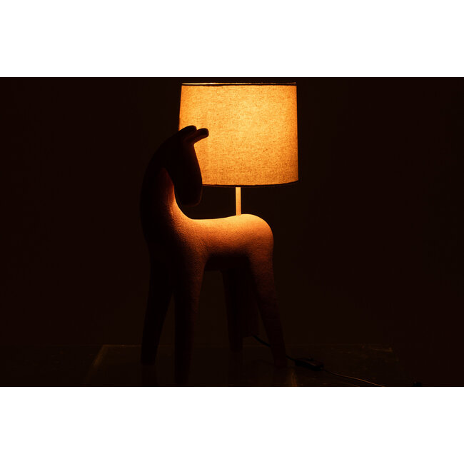 J-Line Table Lamp Horse Modern Resin Terra