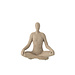 J-Line Figure Yoga Resin Beige