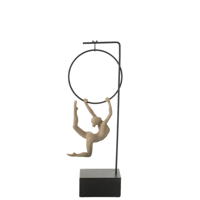 J-Line Gymnast Hoop Alpha Resin Beige/Black