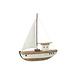 J-Line Boat 1 Sail Paulownia Wood Natural/White Large