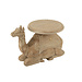 J-Line Bijzettafel Camel Mangohout Naturel/Wit