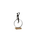 J-Line Lady On Ring Stand Hars/IJzer Zwart
