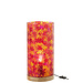 J-Line Lamp Tafel Bloem Mozaïek Glas Roze Groot
