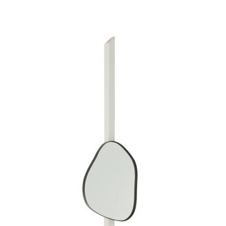 J-Line Wandspiegel Extrema Iron/Spiegel Zwart Klein