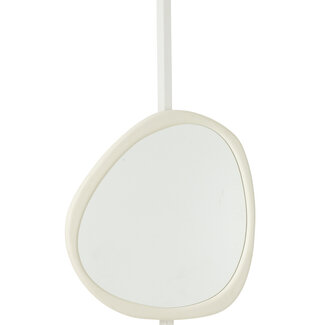 J-Line Wandspiegel Moderna Mdf/Spiegel Wit Medium