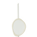 J-Line Wandspiegel Moderna Mdf/Spiegel Wit Klein