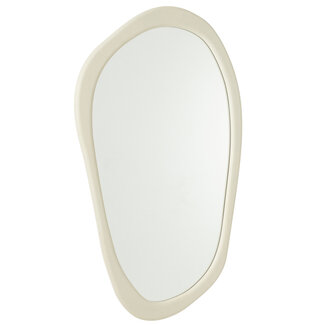 J-Line Wandspiegel Moderna Mdf/Spiegel Wit Groot