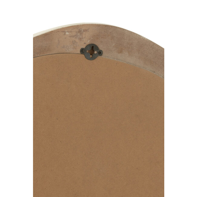 J-Line Wandspiegel Moderna Mdf/Spiegel Wit Medium
