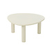 J-Line Bijzettafel Bali Mdf/Pvc Wit Medium