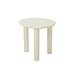 J-Line Bijzettafel Bali Mdf/Pvc Wit Klein