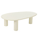 J-Line Bijzettafel Bali Mdf/Pvc Wit Groot