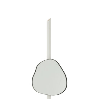 J-Line Wandspiegel Extrema Iron/Spiegel Zwart Medium